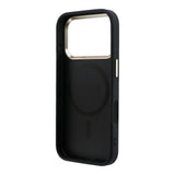 Apple iPhone 17 Pro Max Kılıf Guess Orjinal Lisanslı M-safe Şarj Özellikli Small 4G Classic Logolu Kapak
