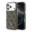 Apple iPhone 17 Pro Max Kılıf Guess Orjinal Lisanslı M-safe Şarj Özellikli Small 4G Classic Logolu Kapak