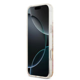 Apple iPhone 17 Pro Max Kılıf Guess Orjinal Lisanslı M-safe Şarj Özellikli Transparan Resin Flowers Kapak