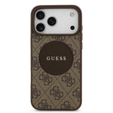 Apple iPhone 17 Pro Max Kılıf Guess Orjinal Lisanslı M-safe Şarj Özellikli Yazı Logolu Circle Classic Kapak