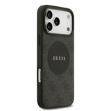 Apple iPhone 17 Pro Max Kılıf Guess Orjinal Lisanslı M-safe Şarj Özellikli Yazı Logolu Circle Classic Kapak