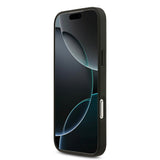 Apple iPhone 17 Pro Max Kılıf Guess Orjinal Lisanslı M-safe Şarj Özellikli Yazı Logolu Circle Classic Kapak