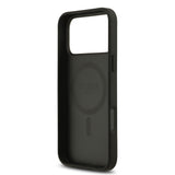Apple iPhone 17 Pro Max Kılıf Guess Orjinal Lisanslı M-safe Şarj Özellikli Yazı Logolu Circle Classic Kapak