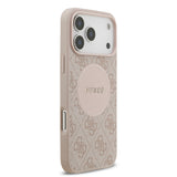 Apple iPhone 17 Pro Max Kılıf Guess Orjinal Lisanslı M-safe Şarj Özellikli Yazı Logolu Circle Classic Kapak