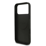 Apple iPhone 17 Pro Max Kılıf Guess Orjinal Lisanslı M-safe Şarj Özellikli Yazı Logolu PU Deri Kapak