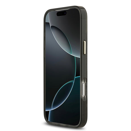 Apple iPhone 17 Pro Max Kılıf Guess Orjinal Lisanslı M-safe Şarj Özellikli Yazı Logolu Python Desenli Kapak
