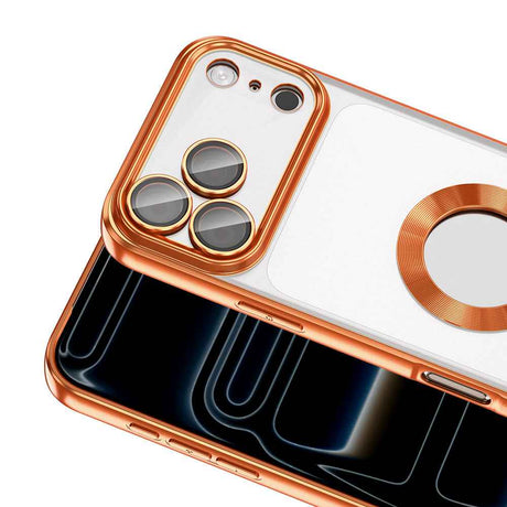 Apple iPhone 17 Pro Max Kılıf Kamera Korumalı Logo Gösteren Zore Omega Kapak
