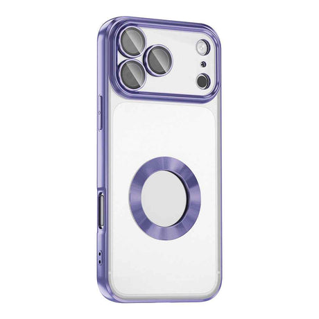 Apple iPhone 17 Pro Max Kılıf Kamera Korumalı Logo Gösteren Zore Omega Kapak