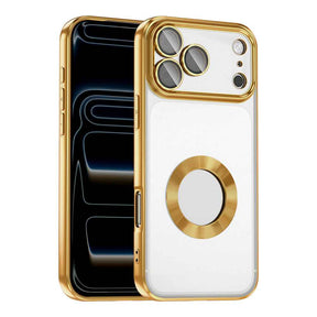 Apple iPhone 17 Pro Max Kılıf Kamera Korumalı Logo Gösteren Zore Omega Kapak