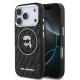 Apple iPhone 17 Pro Max Kılıf Karl Lagerfeld Orjinal Lisanslı IML Baskılı KL Heads Kapak