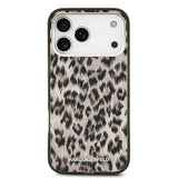 Apple iPhone 17 Pro Max Kılıf Karl Lagerfeld Orjinal Lisanslı M-safe Şarj Özellikli IML Leopar Baskılı Kapak