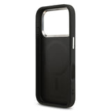 Apple iPhone 17 Pro Max Kılıf Karl Lagerfeld Orjinal Lisanslı M-safe Şarj Özellikli Metal Kamera ve Buton Tasarımlı Choupette PU Deri Kapak