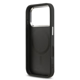 Apple iPhone 17 Pro Max Kılıf Karl Lagerfeld Orjinal Lisanslı M-safe Şarj Özellikli Metal Kamera ve Buton Tasarımlı K&C PU Deri Kapak