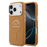 Apple iPhone 17 Pro Max Kılıf Karl Lagerfeld Orjinal Lisanslı M-safe Şarj Özellikli Metal Kamera ve Buton Tasarımlı Paris RSG PU Deri Kapak