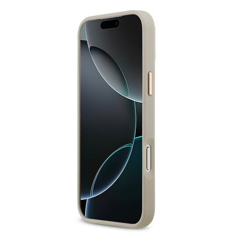 Apple iPhone 17 Pro Max Kılıf Lacoste Orjinal Lisanslı M-safe Şarj Özellikli Champs Elysees PU Deri Tasarımlı Kapak
