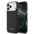 Apple iPhone 17 Pro Max Kılıf Lacoste Orjinal Lisanslı M-safe Şarj Özellikli Champs Elysees PU Deri Tasarımlı Kapak