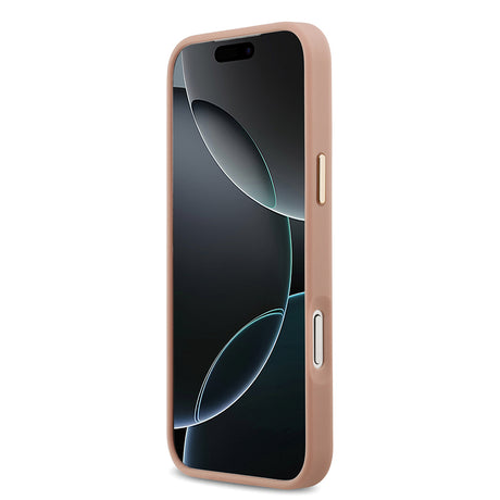 Apple iPhone 17 Pro Max Kılıf Lacoste Orjinal Lisanslı M-safe Şarj Özellikli Champs Elysees PU Deri Tasarımlı Kapak