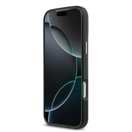 Apple iPhone 17 Pro Max Kılıf Lacoste Orjinal Lisanslı M-safe Şarj Özellikli Gold Timsah Logolu Buzlu Kapak
