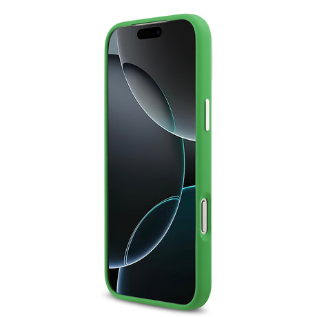 Apple iPhone 17 Pro Max Kılıf Lacoste Orjinal Lisanslı M-safe Şarj Özellikli İkonik Logolu Metal Kamera Çerçeveli Silikon Kapak