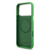 Apple iPhone 17 Pro Max Kılıf Lacoste Orjinal Lisanslı M-safe Şarj Özellikli İkonik Logolu Metal Kamera Çerçeveli Silikon Kapak