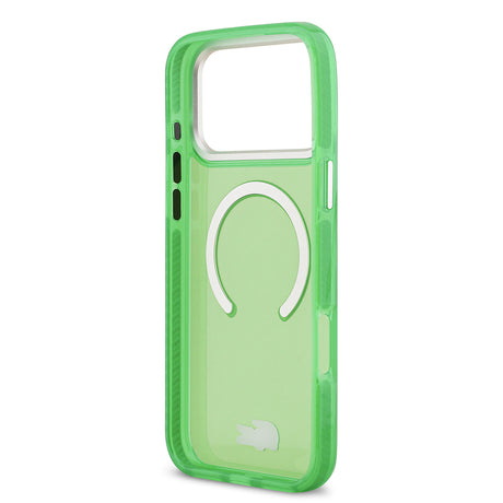 Apple iPhone 17 Pro Max Kılıf Lacoste Orjinal Lisanslı M-safe Şarj Özellikli İkonik Timsah Logolu Buzlu Kapak