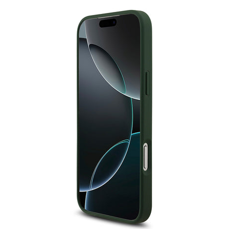 Apple iPhone 17 Pro Max Kılıf Lacoste Orjinal Lisanslı M-safe Şarj Özellikli PU Deri Tasarımlı Metal Logolu Kapak
