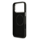 Apple iPhone 17 Pro Max Kılıf Lacoste Orjinal Lisanslı M-safe Şarj Özellikli PU Pike Desenli Standlı Metal Logolu Kapak