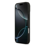 Apple iPhone 17 Pro Max Kılıf Lacoste Orjinal Lisanslı M-safe Şarj Özellikli Standlı PU Deri Karışık Monogram Desenli Kapak