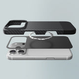 Apple iPhone 17 Pro Max Kılıf M-safe Şarj Özellikli 1500D Aramid Fiber Amazingthing Titan Max Serisi Kapak