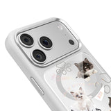 Apple iPhone 17 Pro Max Kılıf M-safe Şarj Özellikli 3D Baskılı Tasarım Mutural The Cat Serisi Kapak