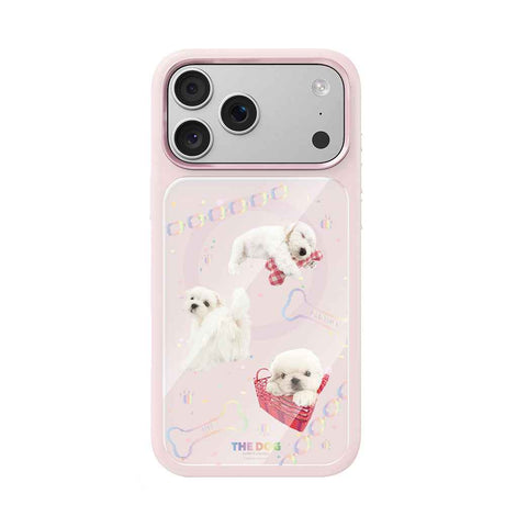 Apple iPhone 17 Pro Max Kılıf M-safe Şarj Özellikli 3D Baskılı Tasarım Mutural The Dog Serisi Kapak