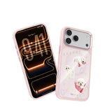 Apple iPhone 17 Pro Max Kılıf M-safe Şarj Özellikli 3D Baskılı Tasarım Mutural The Dog Serisi Kapak