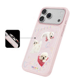 Apple iPhone 17 Pro Max Kılıf M-safe Şarj Özellikli 3D Baskılı Tasarım Mutural The Dog Serisi Kapak
