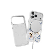Apple iPhone 17 Pro Max Kılıf M-safe Şarj Özellikli 3D Baskılı Tasarım Mutural The Dog Serisi Kapak