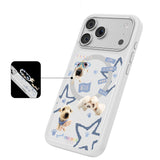 Apple iPhone 17 Pro Max Kılıf M-safe Şarj Özellikli 3D Baskılı Tasarım Mutural The Dog Serisi Kapak