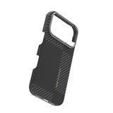 Apple iPhone 17 Pro Max Kılıf M-safe Şarj Özellikli 600D Metal Kamera Çerçeveli Raptic Aramid Fiber Geotik Serisi Kapak