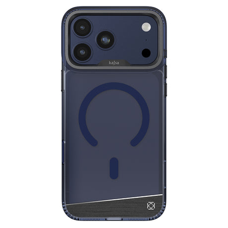 Apple iPhone 17 Pro Max Kılıf M-safe Şarj Özellikli Airbag Tasarımlı O-Ring Şeffaf Kajsa Alüminyum Trans Shield Serisi Kapak