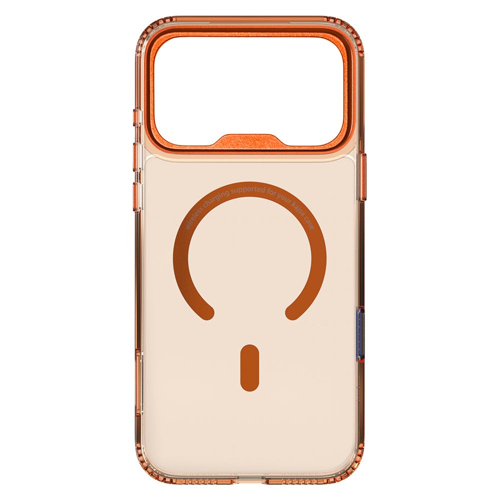 Apple iPhone 17 Pro Max Kılıf M-safe Şarj Özellikli Airbag Tasarımlı O-Ring Şeffaf Kajsa Trans Shield Serisi Kapak