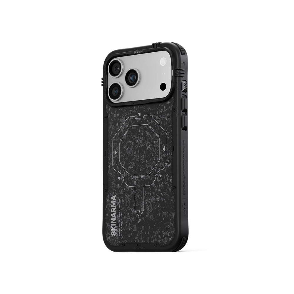 Apple iPhone 17 Pro Max Kılıf M-safe Şarj Özellikli Airbag Tasarımlı Skinarma Vektor Kapak