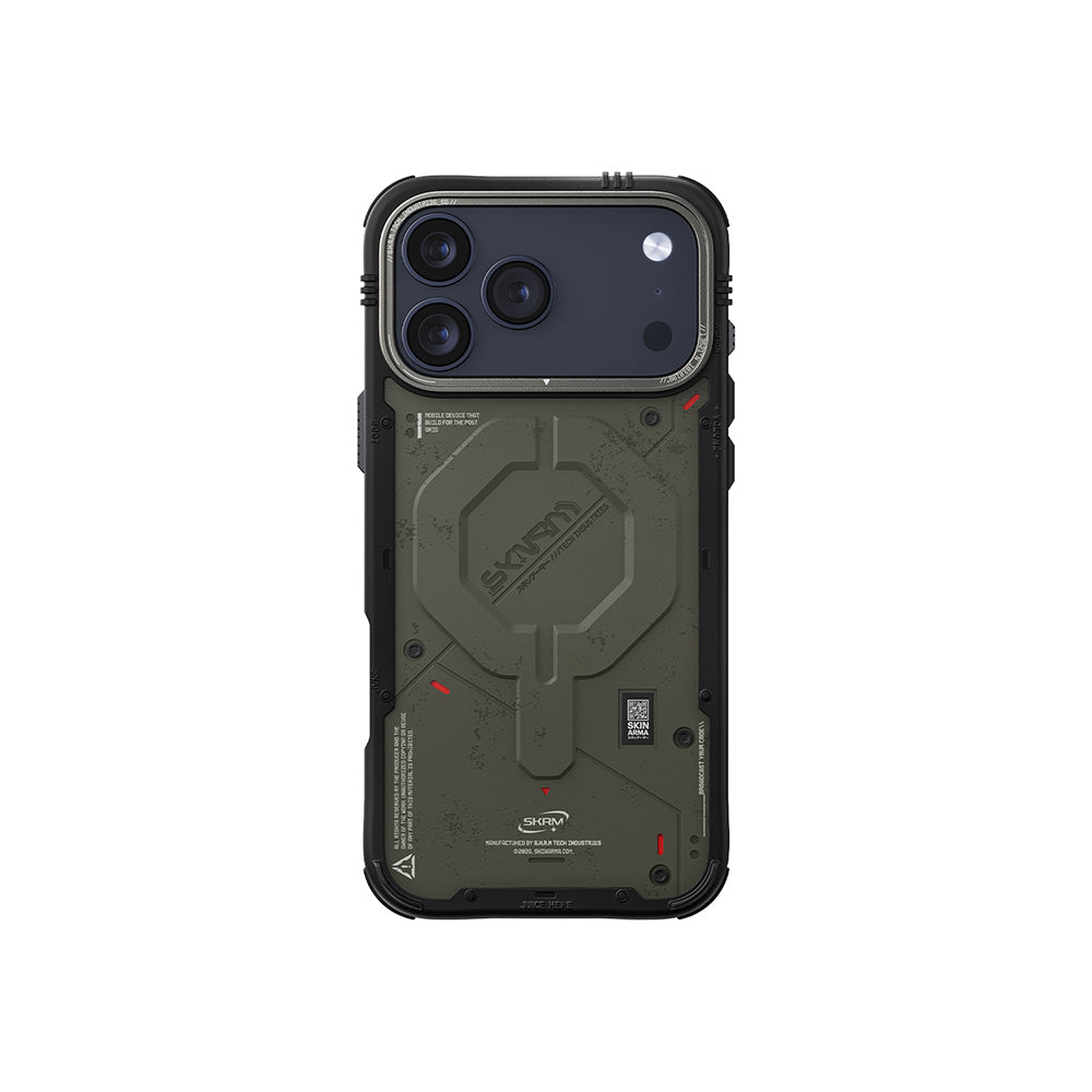 Apple iPhone 17 Pro Max Kılıf M-Safe Şarj Özellikli Airbag Tasarımlı Skinarma Vigor Kapak