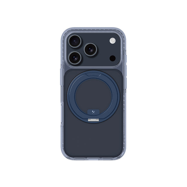 Apple iPhone 17 Pro Max Kılıf M-Safe Şarj Özellikli Airbag Tasarımlı Standlı AmazingThing Titan Pro MagSpin Kapak
