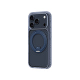Apple iPhone 17 Pro Max Kılıf M-Safe Şarj Özellikli Airbag Tasarımlı Standlı AmazingThing Titan Pro MagSpin Kapak