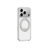 Apple iPhone 17 Pro Max Kılıf M-Safe Şarj Özellikli Airbag Tasarımlı Standlı AmazingThing Titan Pro MagSpin Kapak