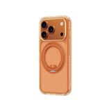 Apple iPhone 17 Pro Max Kılıf M-Safe Şarj Özellikli Airbag Tasarımlı Standlı AmazingThing Titan Pro MagSpin Kapak