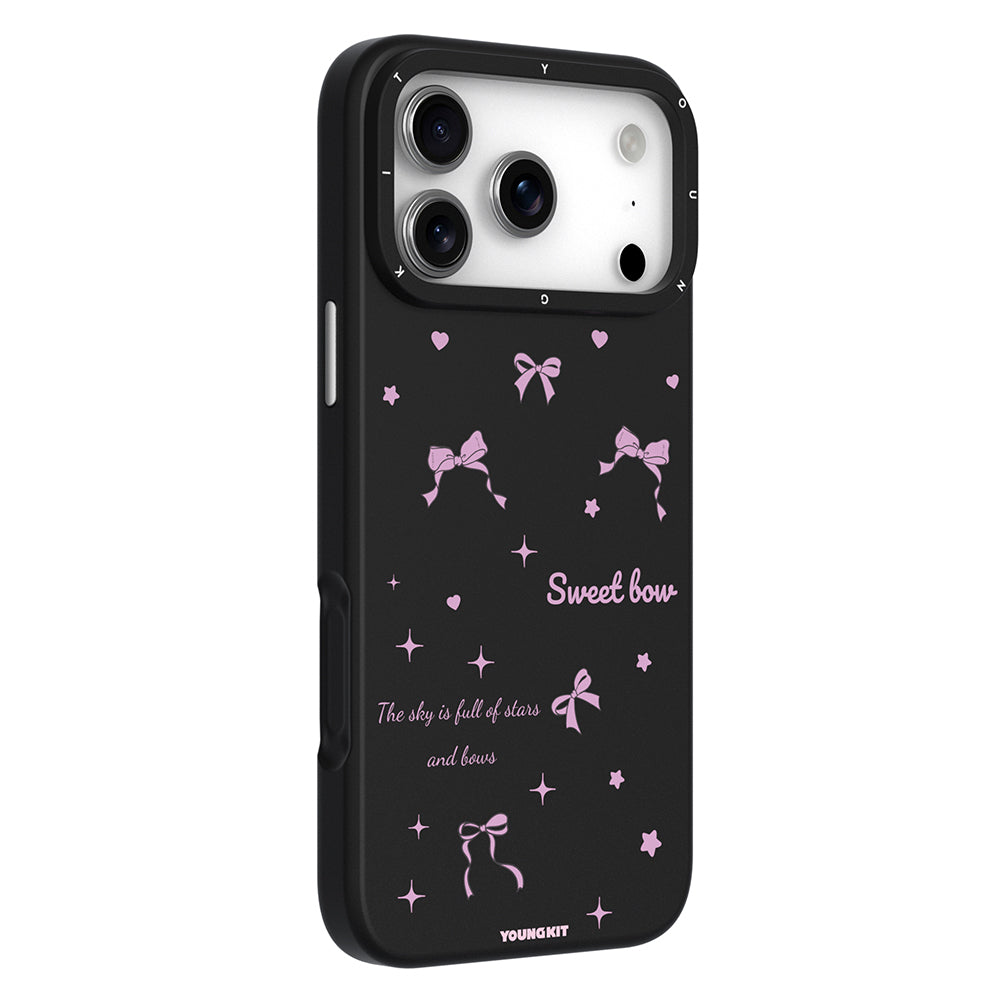 Apple iPhone 17 Pro Max Kılıf M-Safe Şarj Özellikli Airbagli Çift Katmanlı Youngkit Sweathart Serisi Kapak