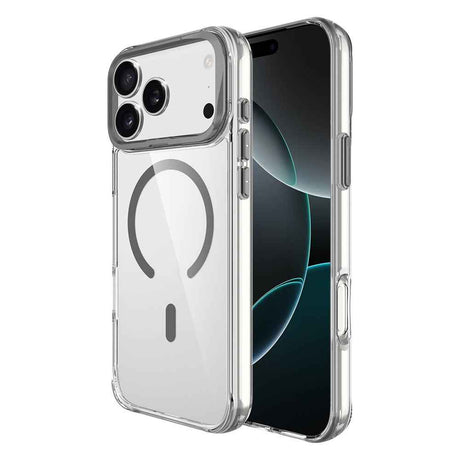 Apple iPhone 17 Pro Max Kılıf M-safe Şarj Özellikli Airbagli Kamera Standlı Zore Azor Kapak