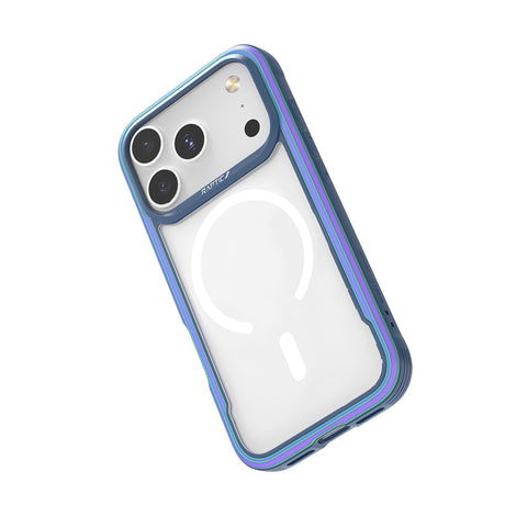 Apple iPhone 17 Pro Max Kılıf M-safe Şarj Özellikli Airbagli Raptic Shield Serisi Şeffaf Arka Yüzey Kapak