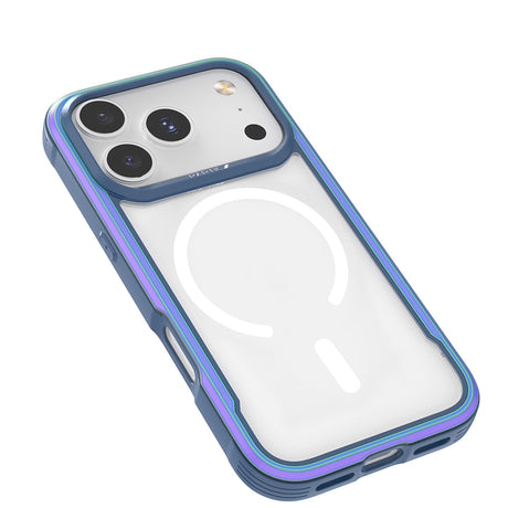 Apple iPhone 17 Pro Max Kılıf M-safe Şarj Özellikli Airbagli Raptic Shield Serisi Şeffaf Arka Yüzey Kapak