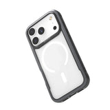 Apple iPhone 17 Pro Max Kılıf M-safe Şarj Özellikli Airbagli Raptic Shield Serisi Şeffaf Arka Yüzey Kapak