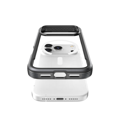 Apple iPhone 17 Pro Max Kılıf M-safe Şarj Özellikli Airbagli Raptic Shield Serisi Şeffaf Arka Yüzey Kapak